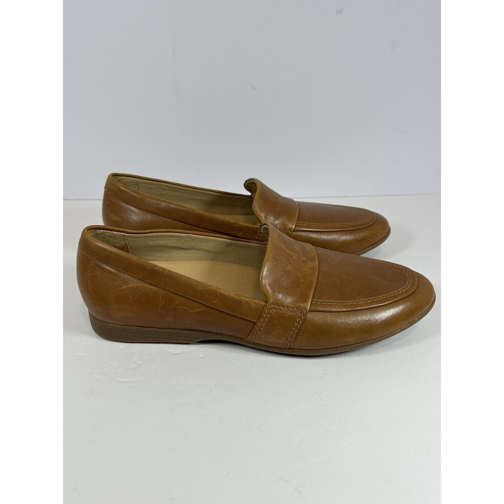 Dansko Loafers 8(38) Brown Nappa Leather Linden Comfort Flats Old Money New $145